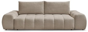 Szarobrązowa sofa z tkaniny szenilowej 278 cm Everest – Bobochic Paris