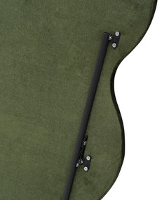 CONFETTO lustro stojące lub ścienne wiszące, oliwkowy welur 160/70/3 cm