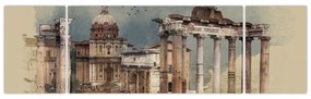 Obraz - Forum Romanum, Rzym, Włochy (170x50 cm)