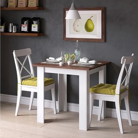 Stół do jadalni orzech włoski 80x80x76.6 karlos