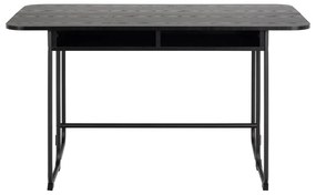 Czarny stół 80x140 cm Darlington – Actona
