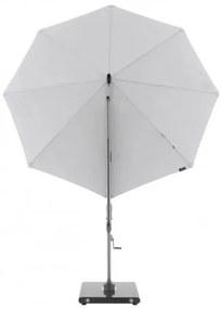 KNIRPS 340 cm - duży luksusowy parasol ogrodowy z drążkiem bocznym : Kolor parasola - Jasnoszary