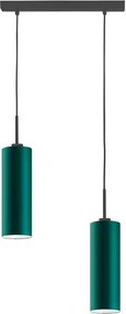 Regulowana lampa wisząca LED z czarnym stelażem - R9-M34