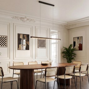 HOMCOM Lampa wisząca z pilotem i funkcją pamięci, ściemnialna, z regulowaną temperaturą barwową | Aosom PL