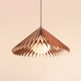 Lampa wisząca z drewna bukowego Nature Sun