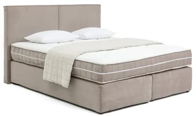 Szarobrązowe łóżko kontynentalne 180x200 cm Olia Bold – Bonami Selection