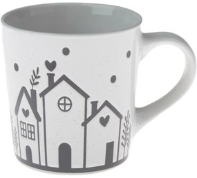 Ceramiczny kubek Domki II, 470 ml