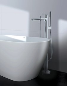 Jednouchwytowa bateria wannowa stojąca Duravit Wave