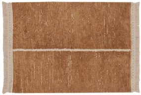 Ceglasto-beżowy bawełniany dywan 140x200 cm Duetto Toffee – Lorena Canals