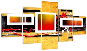 Obraz - Abstrakcja (125x70 cm)