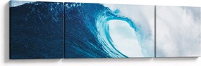 Obraz - Fala oceaniczna (170x50 cm)