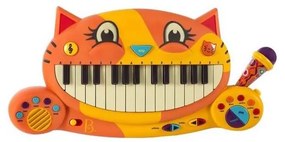 B-Toys - Pianino dla dzieci z mikrofonem Kot 4xAA