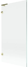 Mexen Lunar L parawan nawannowy 1-skrzydłowy 90 x 150 cm, transparent, złoty - 897L-090-000-50-00