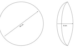 Poduszka dekoracyjna z materiału sherpa ø 40 cm Sherpa – Casa Selección