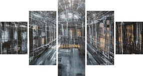 Obraz wnętrza starego budynku (125x70 cm)