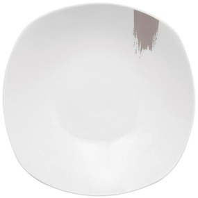 BerlingerHaus 18-częściowy zestaw talerzy Taupe,biało-szary