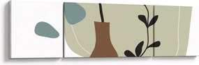 Obraz - Kwiaty w wazonie N⁰2 (170x50 cm)