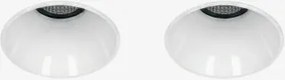 Pack 2 Wpuszczanych Downlightów Led Bezramkowych Trimless, Okrągłych Ø5,3 Cm, Wykonanych Z Aluminium Orelva Biała & 6 W & 23º & Białe Zimne Światło 40