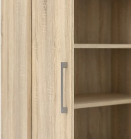 Biurowy regał 2-drzwiowy Prima dąb sonoma
