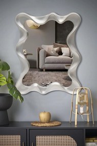 DECO lustro ścienne, srebrny antyczny 90/70/5 cm