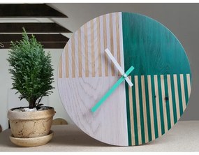 Zegar na ścianę nowoczesny efektowny okrągły cichy do kuchni salonu pokoju