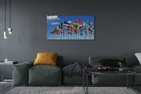 Zdjęcie na płótnie Różne Flagi Narodowe