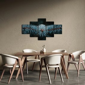 Obraz gałązki drzewa iglastego (125x70 cm)