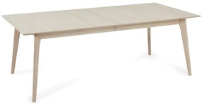 Rozkładany stół z blatem w dekorze dębu 105x220 cm Porto – Furnhouse