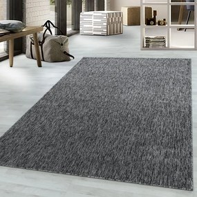 Dywan jednokolorowy na filcu Nizza szary 200 cm x 290 cm