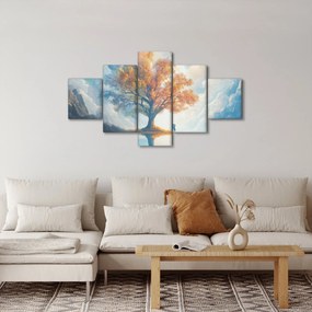 Obraz – Drzewo życia i miłości (125x70 cm)