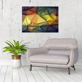 Obraz - Wielokątna abstrakcja 3D (70x50 cm)