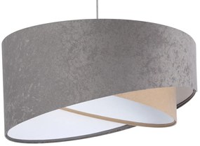 Szaro-biała lampa wisząca nad stół - EX987 T0-E35