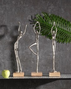 Dekoracja Silver Woman II wys. 52cm