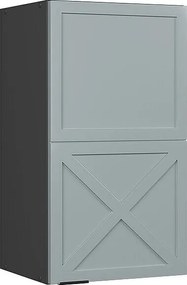 Szafka ścienna jasnoniebiesko-szary 40x34.1x72 fame-line