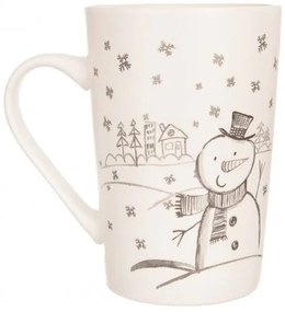 Orion Świąteczny kubek porcelanowy Snowman, 470  ml