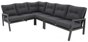 EXPERT LOUNGE - aluminiowy zestaw ogrodowy 3+1+1