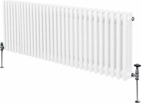 Tradycyjny grzejnik 3-kolumnowy - 600 x 1462 mm - biały