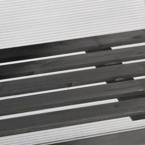 Outsunny Szklarnia Tunelowa Transparentna do Ogrodu Drewno Poliwęglan 58x44x78cm | Aosom PL