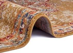 Dywan klasyczny Luxor Rozeta złoty 160 cm x 235 cm