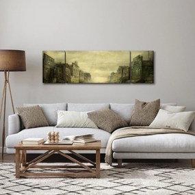 Obraz westernowego miasteczka (170x50 cm)