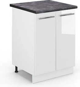 Szafki kuchenne biały wysoki połysk 60x60x82 fame-line