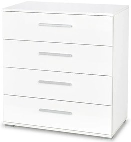 Komoda LIMA 80 KM-3 biała HALMAR