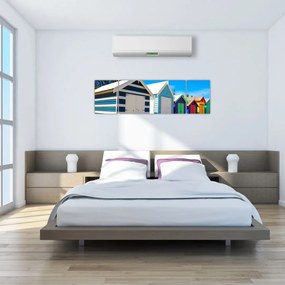 Obraz - Brighton Beach, Melbourne, Australia (170x50 cm)