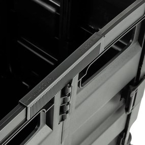 Keeeper Składany wózek na zakupy Olli 65 l Czarny, 65 l