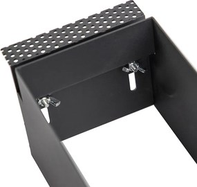 Wpuszczany reflektor czarny GU10 AR70 bez obramowania 2-światłowy - Oneon