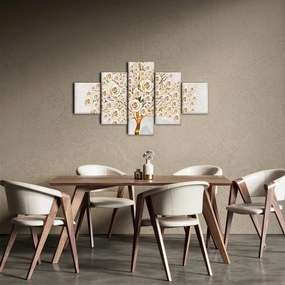 Obraz drzewa kwiatowego (125x70 cm)