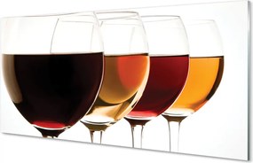 Szklany Panel Zestaw Kieliszków do Wina