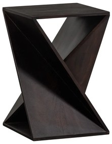 Stolik z litego drewna akacjowego 41x41 cm Ikem – WOOOD