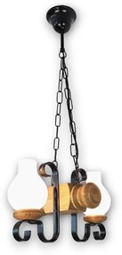 Brilagi - Żyrandol na łańcuchu RUSTIC 2xE14/40W/230V buk