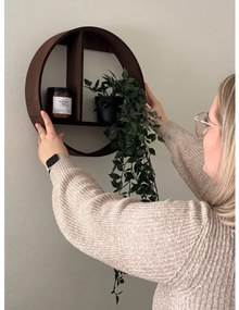 Dekoracyjna półka ścienna ACCENTS 37 cm - różne kolory Kolor: Jasnobrązowy